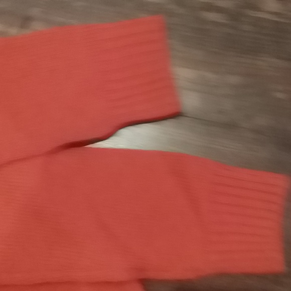 H & M Holiday sweater in bright red with green/white/black sequins. Size XS. - Picture 4 of 4